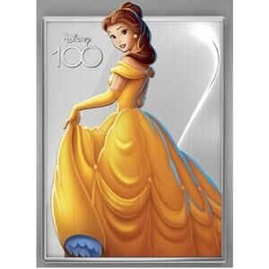 New Sealed Disney Beauty and the Beast Belle Pin 100th Anniversary